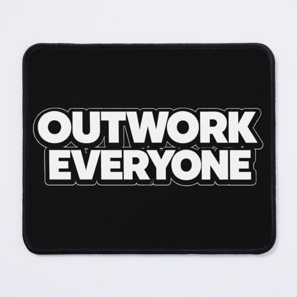 Item preview, Outwork Everyone Motivational Quote Shirt designed and sold by Papier Atelier Art.