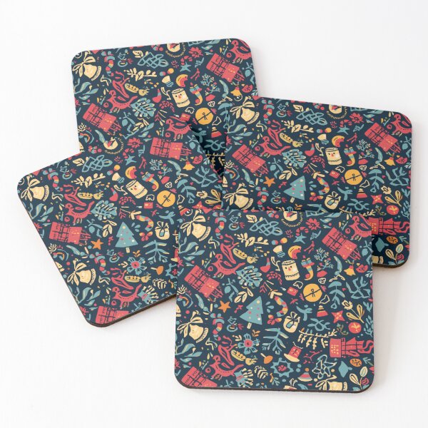 Item preview, Neon Christmas pattern  designed and sold by JosueShop101.