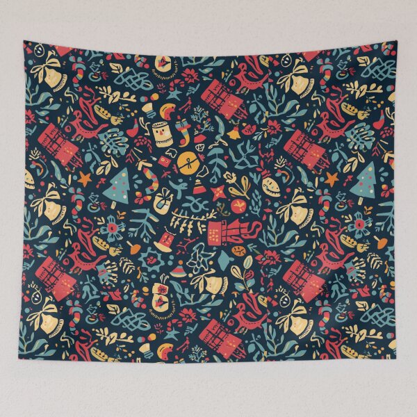 Item preview, Neon Christmas pattern  designed and sold by JosueShop101.