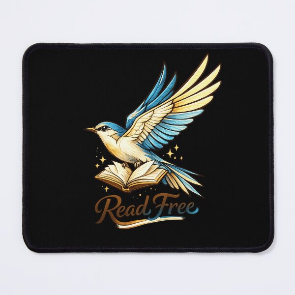 Item preview, Read Free Bird Book Design – Book Lover Freedom Reading Aesthetic designed and sold by Line-Mood1⭐️⭐️⭐️⭐️⭐️.