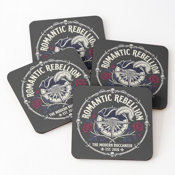 Item preview, Romantic Rebellion: The Modern Buccaneer Vintage Nautical Compass Logo designed and sold by FarDesign.