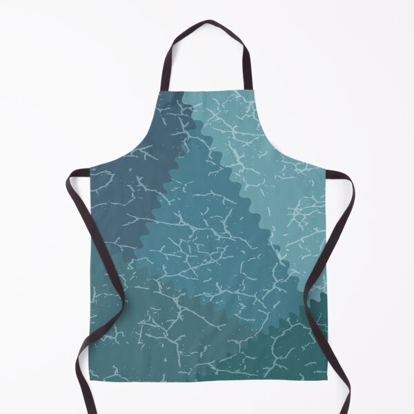 Item preview, Geometric pattern of aquamarine color with zigzag edge 4 designed and sold by ZorianArt.