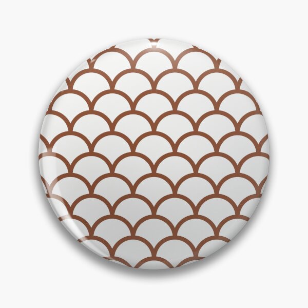 Item preview, White And Copper Scales Pattern designed and sold by pattern-archive.