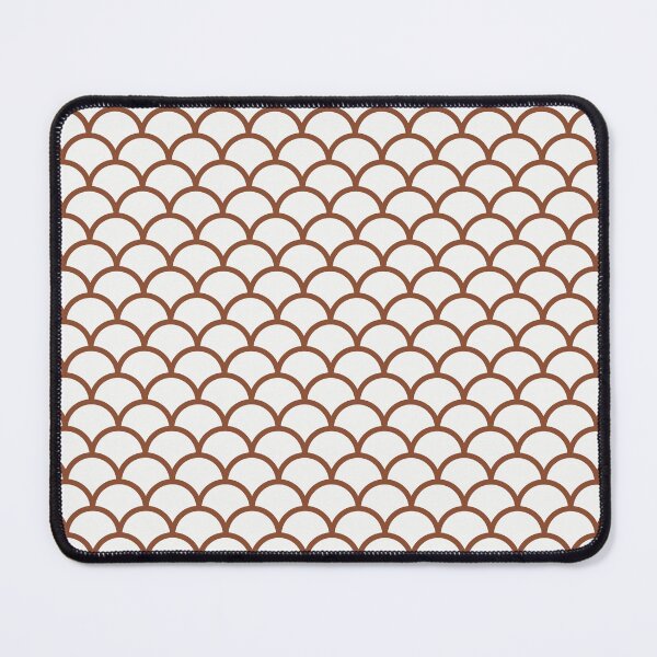 Item preview, White And Copper Scales Pattern designed and sold by pattern-archive.