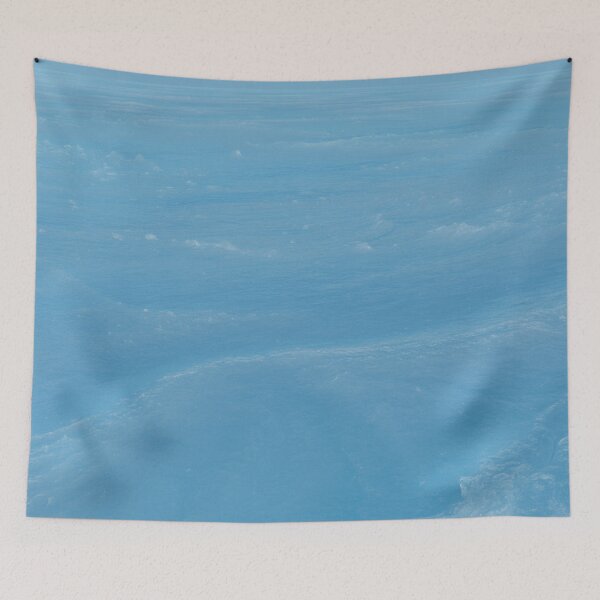 Item preview, Minimalist Pale Blue Ocean Waves | Soft Icy Blue Sea Texture Art designed and sold by Midnight Veil Designs.