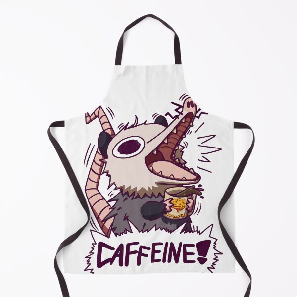 Item preview, Caffeine Opossum — Funny Coffee Animal Lover Design designed and sold by dittoon.