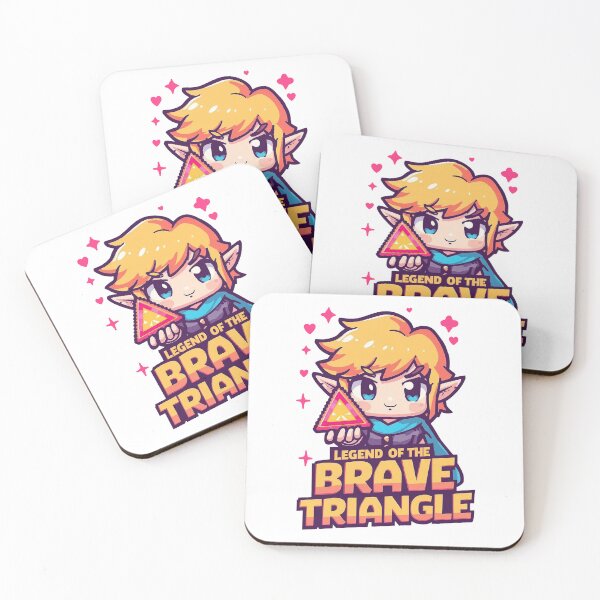 Item preview, Legend Of The Brave Triangle – Cute Retro Adventure Pixel Art Design designed and sold by Dhenin Studio.