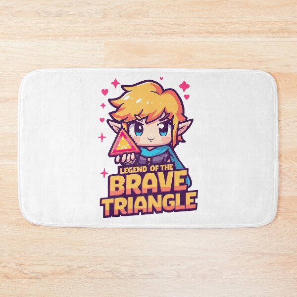 Item preview, Legend Of The Brave Triangle – Cute Retro Adventure Pixel Art Design designed and sold by Dhenin Studio.