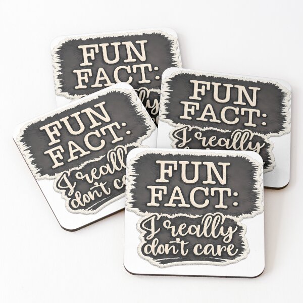 Item preview, Fun Fact I Really Dont Care designed and sold by Mastermind-Art.