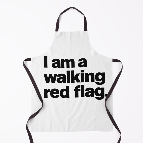 Item preview, I Am A Walking Red Flag Funny Quote Shirt, Sarcastic Humor Tee, Relatable Meme Design, Bold Typography Graphic designed and sold by Harbidge.