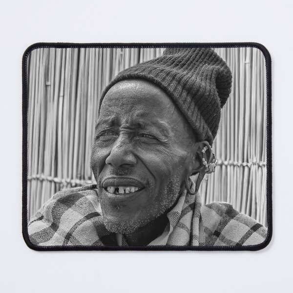 Item preview, Maasai Chieftain in Black and White designed and sold by Kay Brewer.