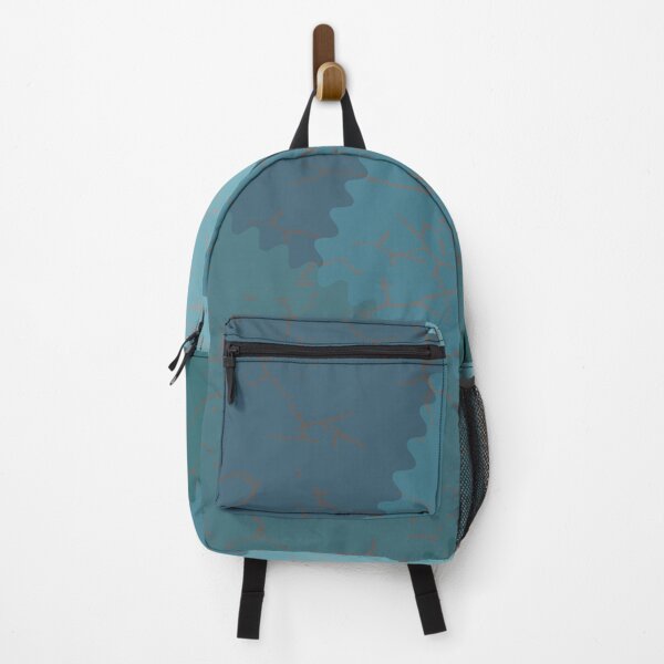 Item preview, Geometric pattern in aquamarine color with zigzag edge 3 designed and sold by ZorianArt.