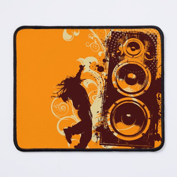 Item preview, Early 2000s music throwback design in Frutiger Metro aesthetic for dance lovers and urban fashion designed and sold by Pics'Elle Creations.