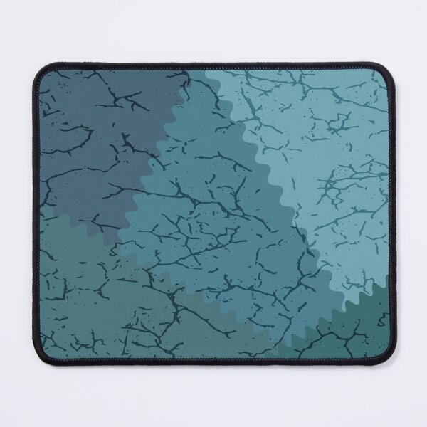 Item preview, Geometric pattern in aquamarine color with zigzag edge 2 designed and sold by ZorianArt.