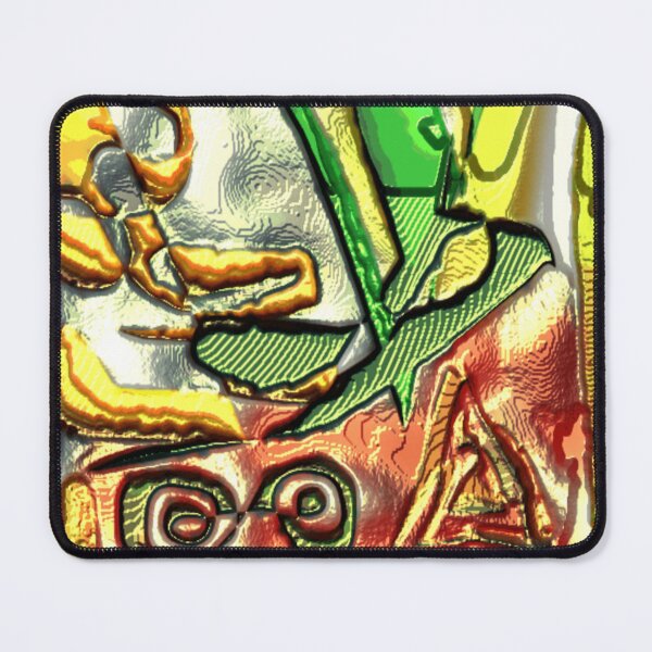 Item preview, golden relics tinfoil colorful geometric abstract design designed and sold by SmashingDeals.