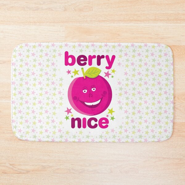 Item preview, Berry Nice Funny Pink Berry Character Design – Cute Fruit Pun Gift designed and sold by Fabulosa Designs.