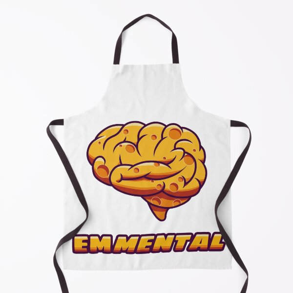 Item preview, Em-mental Swiss Cheese Brain — Funny Mental Health Design designed and sold by dittoon.