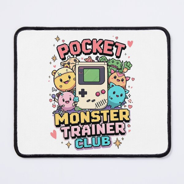 Item preview, Pocket Monster Trainer Club – Cute Retro Handheld Gamer Design designed and sold by Dhenin Studio.