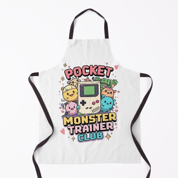 Item preview, Pocket Monster Trainer Club – Cute Retro Handheld Gamer Design designed and sold by Dhenin Studio.