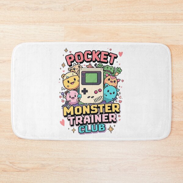 Item preview, Pocket Monster Trainer Club – Cute Retro Handheld Gamer Design designed and sold by Dhenin Studio.