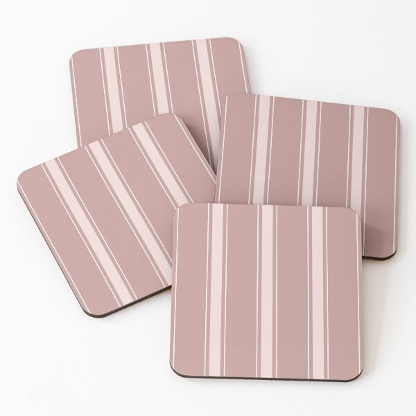 Item preview, Light Rose Taupe & Pale Pink Stripes  designed and sold by KSimpson838.