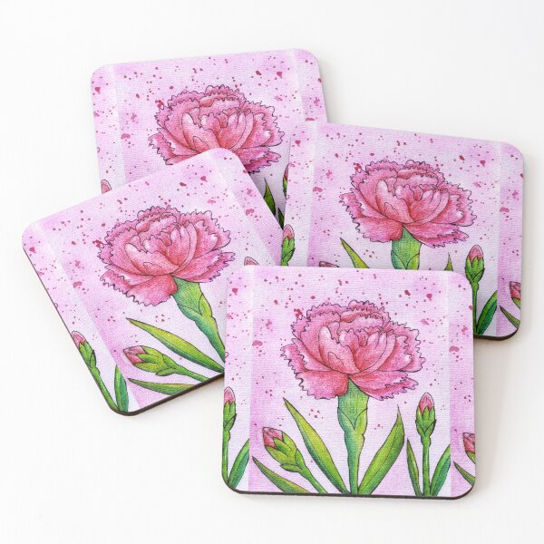 Item preview, Blushing carnation_light designed and sold by Paintedhues.