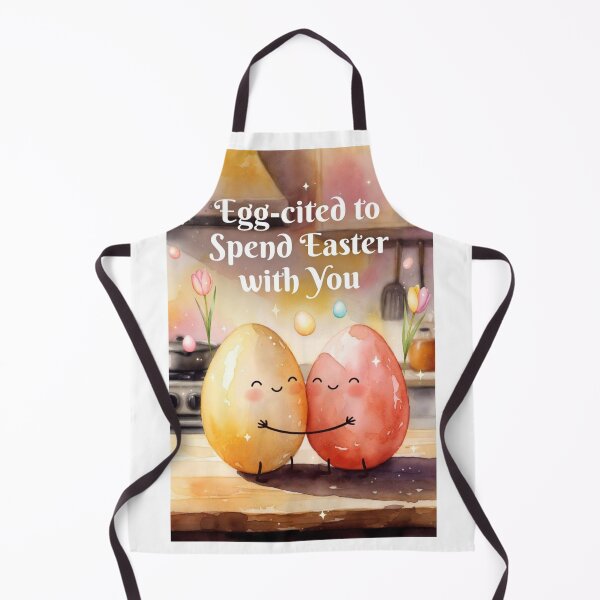 Item preview, Egg-cited to Spend Easter with You | Funny Easter Pun Watercolor designed and sold by TatiK-Treasures.
