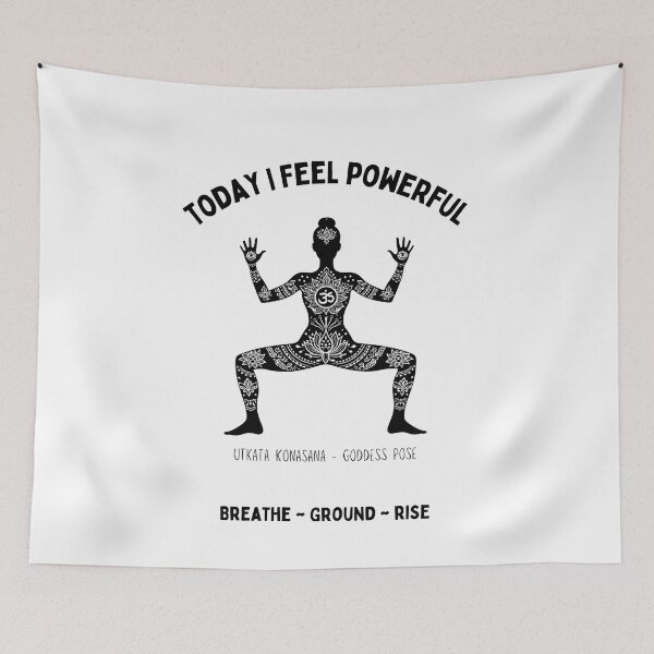 Item preview, Today I Feel...Utkata Konasana - Goddess Pose designed and sold by CandyGirlCreate.