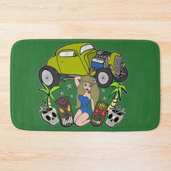 Item preview, Hot Rod Tiki Pin-up designed and sold by True Poison.