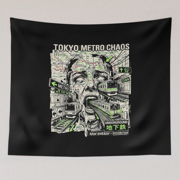 Item preview, Tokyo Metro Chaos designed and sold by mrchavish.