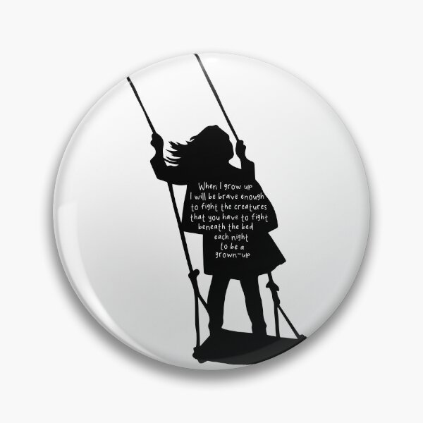 Item preview, When I Grow Up Matilda Musical Inspired Silhouette Brave Quote Design designed and sold by creatingmouseshop.