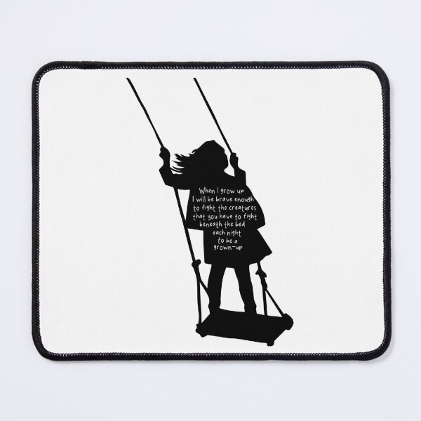 Item preview, When I Grow Up Matilda Musical Inspired Silhouette Brave Quote Design designed and sold by creatingmouseshop.