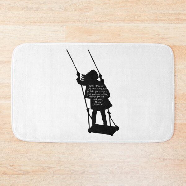 Item preview, When I Grow Up Matilda Musical Inspired Silhouette Brave Quote Design designed and sold by creatingmouseshop.