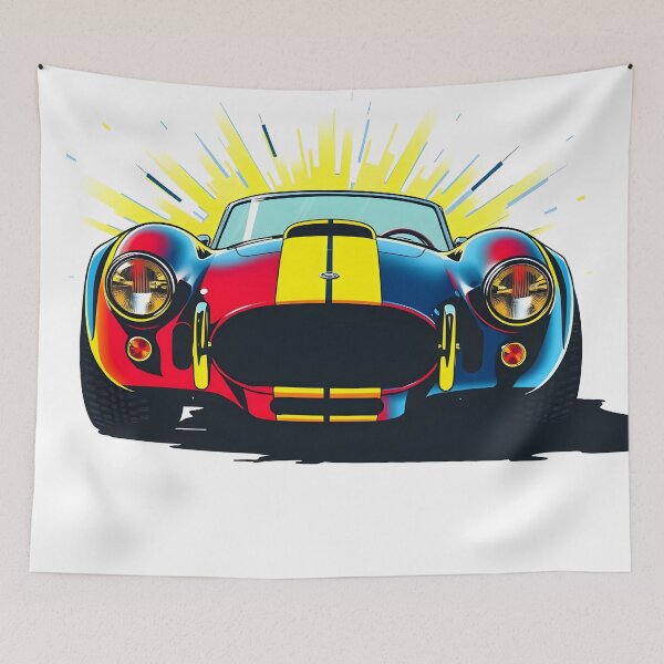 Item preview, Retro Shelby Cobra Pop Art Classic Muscle Car designed and sold by rgagliardi2017.