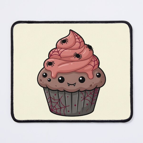 Item preview, Cute Spider Muffin – Spooky Kawaii Cupcake designed and sold by nocticute-store.