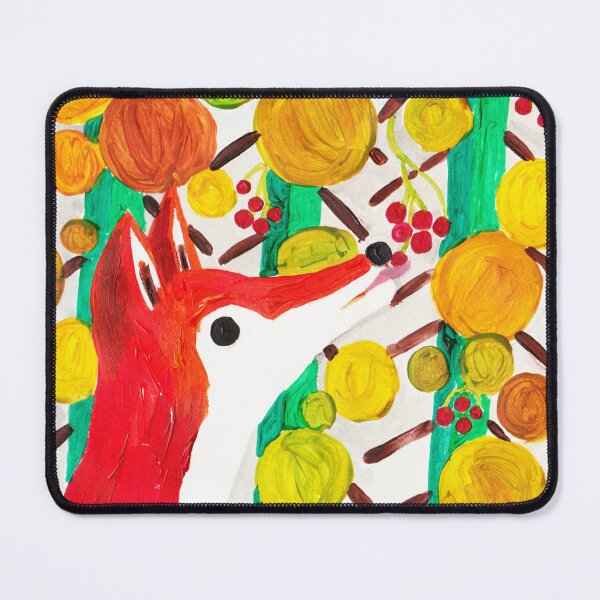 Item preview, Fox eating fruit designed and sold by SheisEverywhere.