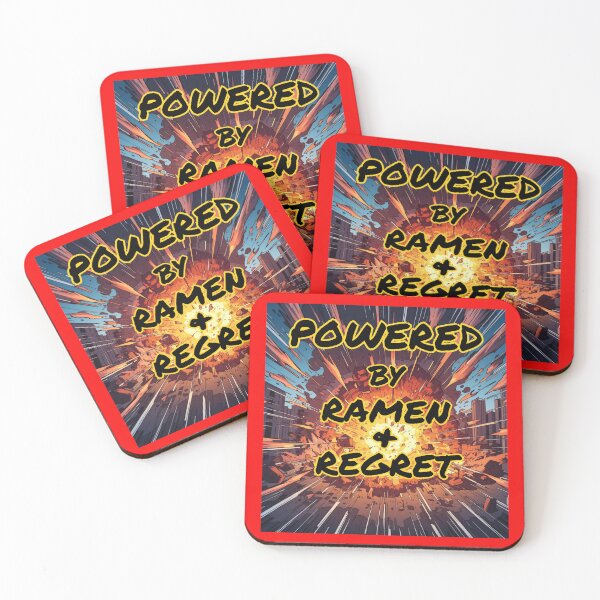 Item preview, Powered By Ramen And Regret Explosion Comic Design designed and sold by Snedsdigital.