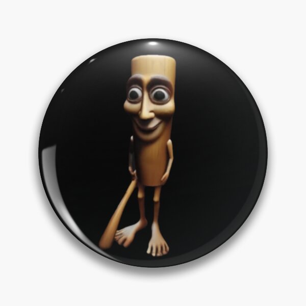 Item preview, Legally distinct wood man from baseball designed and sold by SoulLessly.