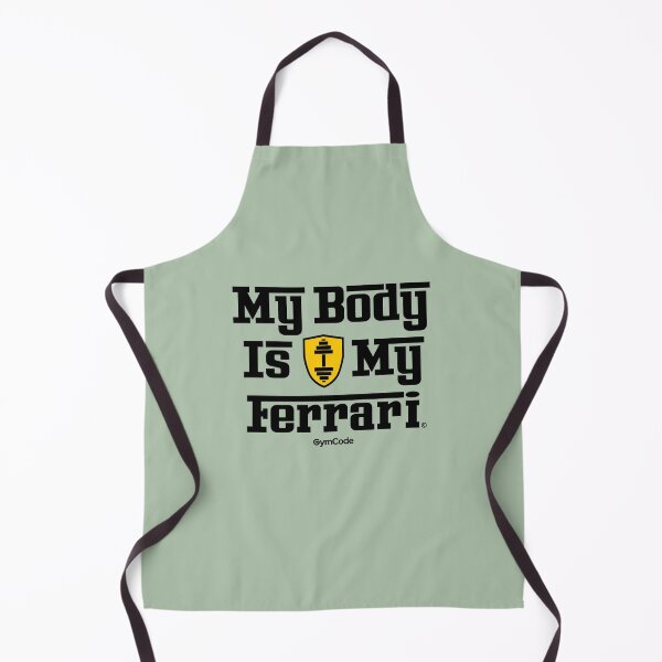 Item preview, My Body Is My Ferrari – Fitness Motivation Design designed and sold by GymCode.