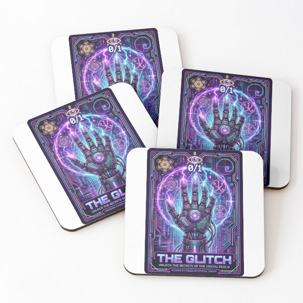 Item preview, The Glitch: Cyber-Mystical Tarot Card designed and sold by Martinelli-Shop.