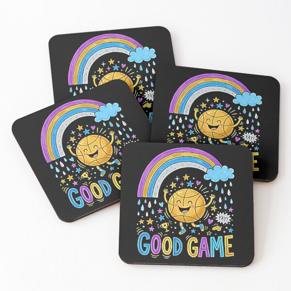 Item preview, Good Game Basketball Rainbow Stars Colorful Kids Sports  designed and sold by graphixpolash.