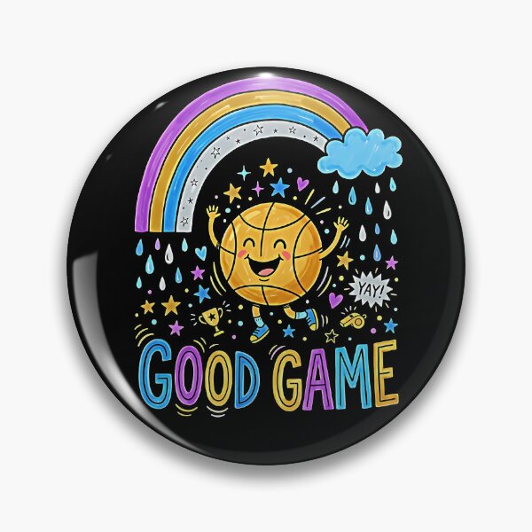 Item preview, Good Game Basketball Rainbow Stars Colorful Kids Sports  designed and sold by graphixpolash.