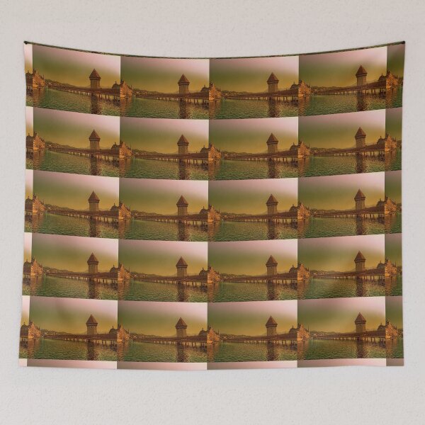 Item preview, Chapel Bridge, Lucerne, Switzerland designed and sold by vadim19.