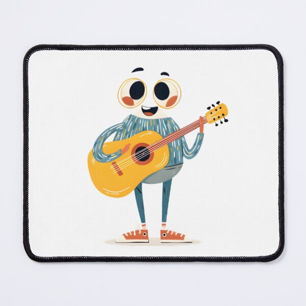 Item preview, Funny Guitar Guy designed and sold by Retro Whimsy.