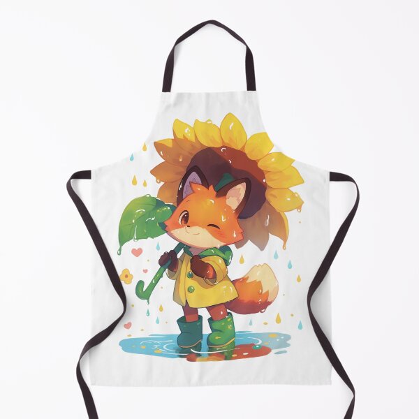 Item preview, Sunflower Umbrella Fox designed and sold by CritterSquad.