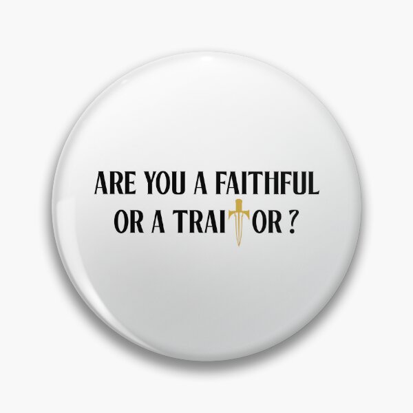 Item preview, Are You Faithful or Traitor Reality Game Show Inspired Design designed and sold by creatingmouseshop.