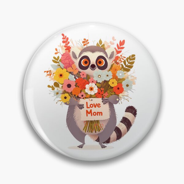 Artikelvorschau, Muttertagsblumenlemur entworfen und verkauft von CritterSquad.