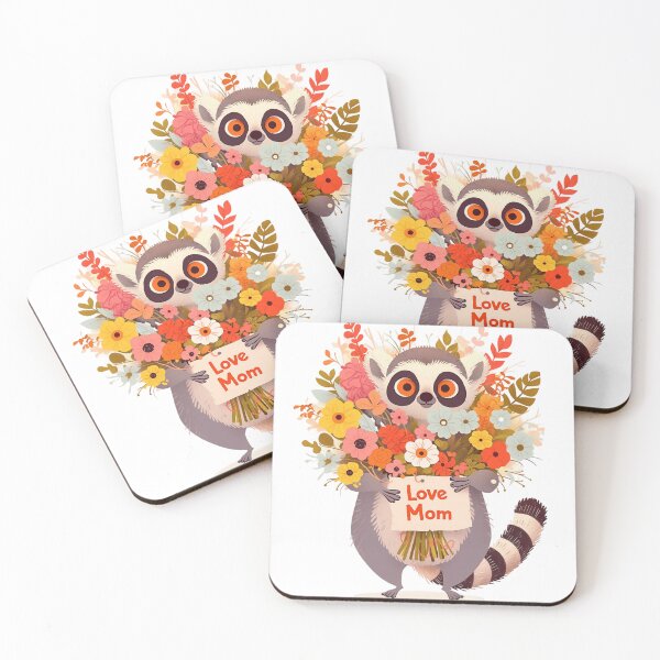 Item preview, Mother’s Day Flower Lemur designed and sold by CritterSquad.