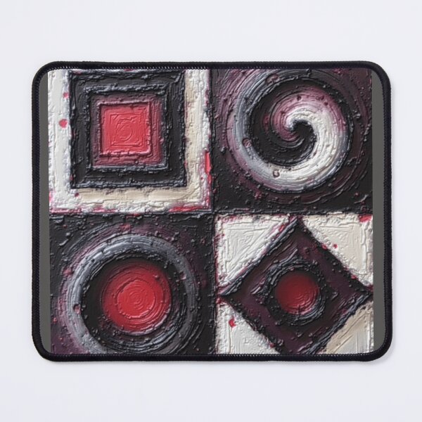 Item preview, textured quadrants diffuse colorful geometric abstract design designed and sold by SmashingDeals.