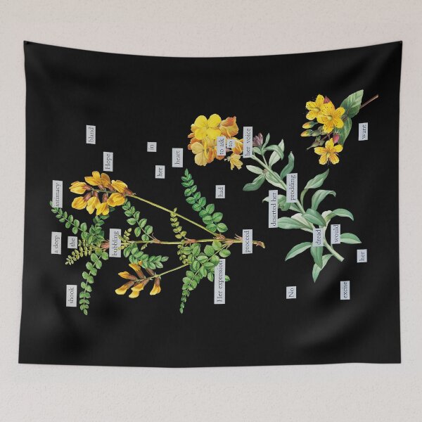 Item preview, Blooming Want (Blackout Poetry) designed and sold by Mischief and Musings.